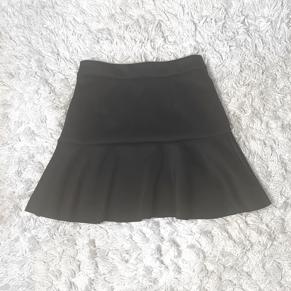 Black Fit & Flare Skirt